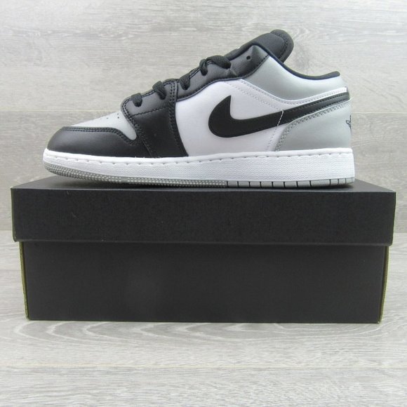 Air Jordan 1 Low GS Size 7Y Shadow Black Grey Shoes NEW - Picture 3 of 12